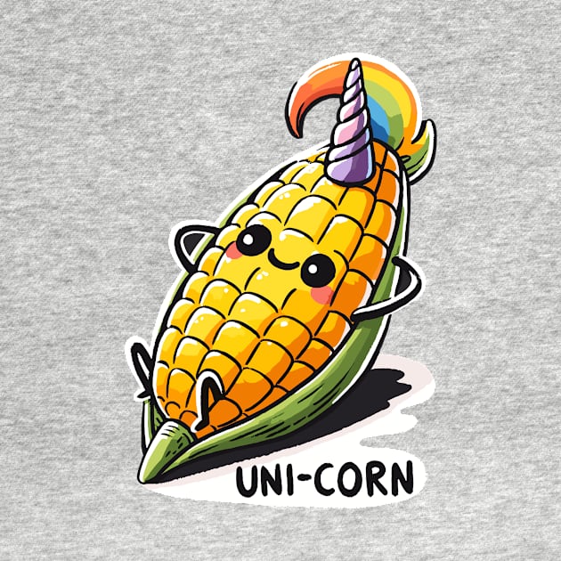 Uni Corn Unicorn Crop by DoodleDashDesigns